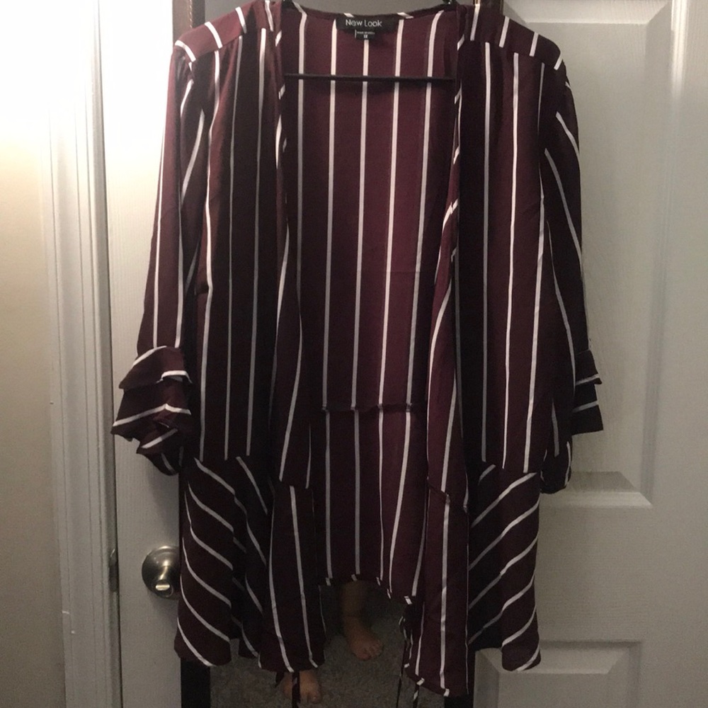 Burgundy blouse